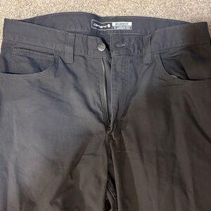 Carhartt Men's Relaxed Straight Rigby Pant in Dark Gray